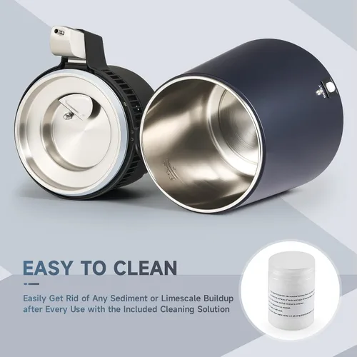 Vista 5 de CO-Z Destilador de agua de 1.1 galones, máquina de agua destilada de 4L para encimera con olla de vidrio, purificador de agua destilada de 750W