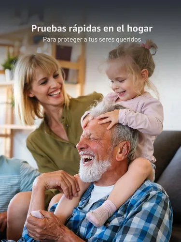 Vista 5 de iHealth COVID-19, prueba rápida de antígeno 3 en 1 de la gripe A & B, resultados en 15 minutos, prueba casera OTC autorizada por la FDA para gripe