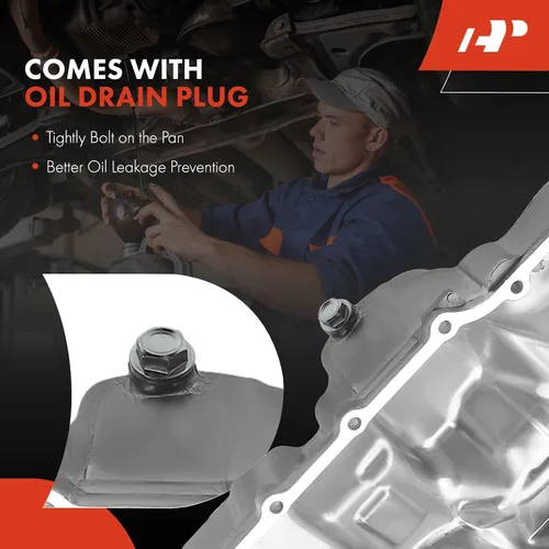 Vista 7 de A-Premium Cárter de aceite de motor con tapón de drenaje compatible con Honda Civic 2016 2017 2018 2019 2020 L4 2.0L
