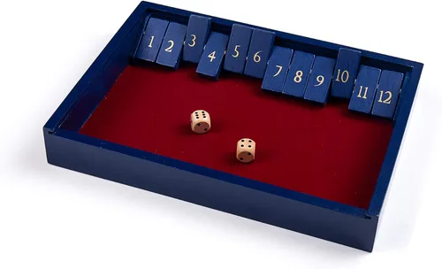 Vista 2 de STERLING Juego de 12 números de madera con diseño de tapa y superficie enrollable de fieltro, color azul