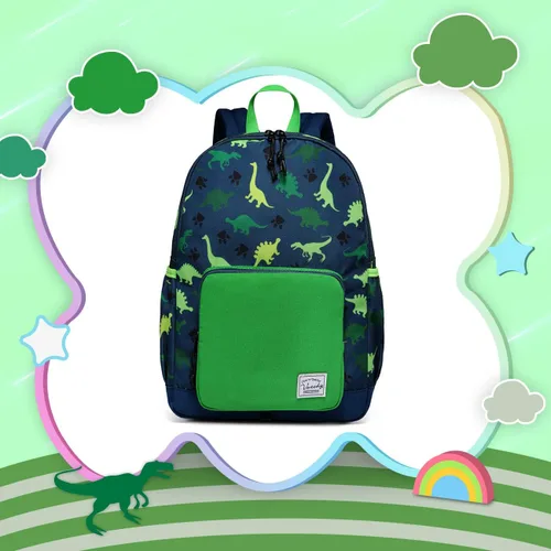 Vista 7 de VASCHY - Mochila preescolar para niños y niñas liviana resistente al agua con correa en el pecho