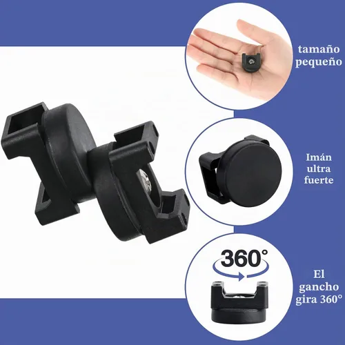 Vista 3 de Yookeer 10 clips magnéticos para cables de montaje con cremallera