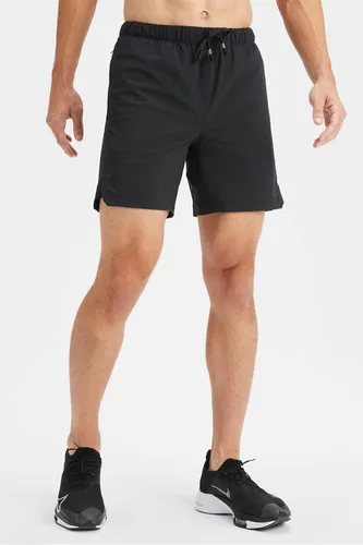 Vista 3 de Fabletics The One Short para hombre (forrado), entrenamiento, natación, ligero, de secado rápido, bolsillo con cremallera
