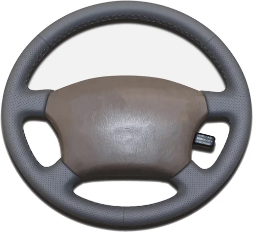 Vista 20 de Funda de Volante de Cuero Genuino de Ajuste Personalizado para Lexus LX450 1996 1997 / LX470 1998-2002 / Toyota Land Cruiser 1995 1996 1997 1998