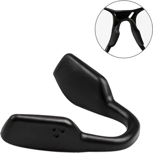 Vista 2 de Almohadillas de nariz de repuesto de tamaño regular para gafas Oakley Trajectory OX8171, piezas de nariz suaves de silicona