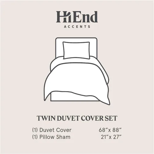 Vista 9 de Paseo Road Ranch Life Western Bedding - Juego de funda de edredón de algodón de 2 piezas, tamaño individual, estampado verde de cuernos largos