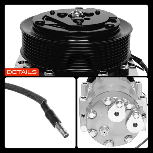 Vista 9 de A-Premium Compresor de aire acondicionado con embrague compatible con Volvo FH12 FH16 for FH12 FH16