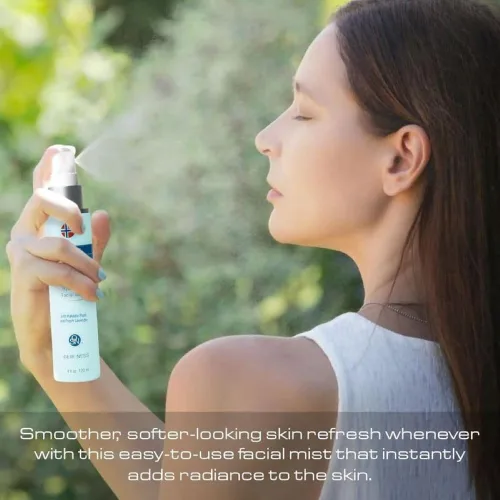 Vista 8 de Geir Ness Skin of Norway - Spray hidratante facial con arándanos y lavanda fresca, spray hidratante facial, cuidado calmante ligero