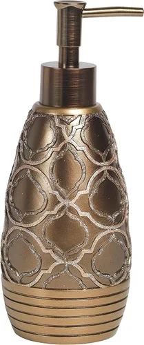 Vista 7 de Zahari Home Aubury - Elegante juego de dispensador de jabón, diseño moderno de impresión para cocina y baño, bomba de loción, jabón para platos