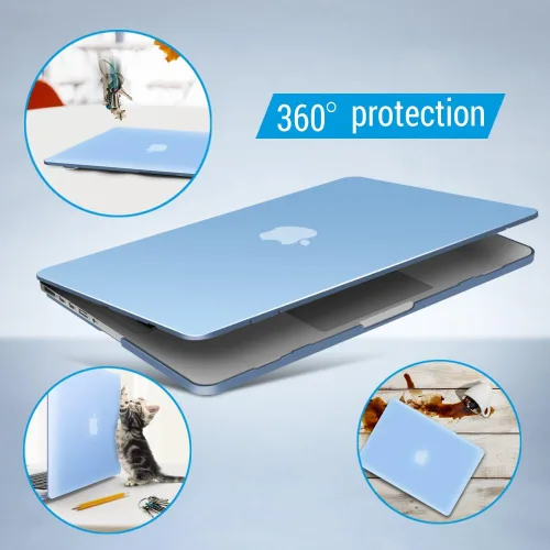 Vista 9 de IBENZER - Compatible con Funda para MacBook Pro de 13 Pulgadas 2015 2014 2013 Finales 2012 A1502 A1425, Carcasa Rígida con Cubierta para Teclado