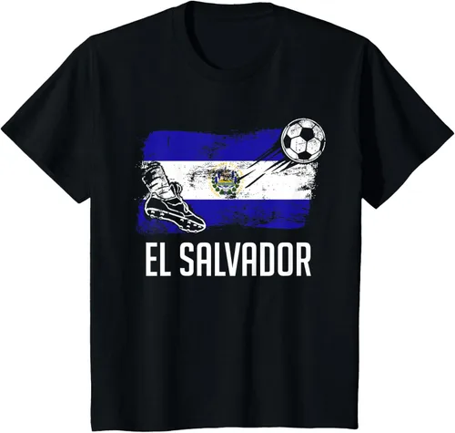 Vista 68 de Camiseta salvadoreña con bandera de fútbol salvadoreño