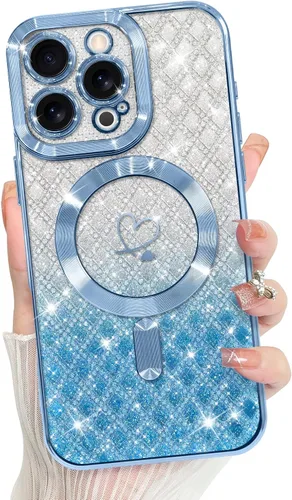 Vista 57 de Bonoma Compatible with iPhone 17 Pro Max Case 2025 Heart Checkered -Gold A cuadros-oro