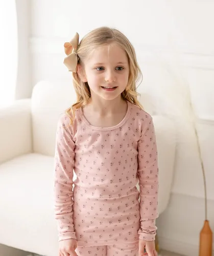 Vista 125 de AVAUMA Conjunto de pijama de algodón para bebés y niñas de 6 meses a 7 años