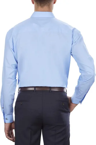 Vista 2 de Kenneth Cole - Camisa de vestir para hombre, ajuste regular, color liso