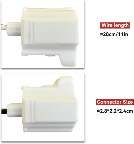 Vista 2 de Conector - Sensor de temperatura del refrigerante y arnés de cableado del calentador de combustible para Ford Edge (10-07), Explorer (10-01)