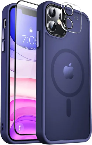 Vista 100 de MOCCA - Funda magnética resistente para iPhone XR de 6.1 pulgadas, compatible con MagSafe, funda con protección contra caídas de grado militar