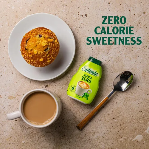 Vista 2 de SPLENDA LÍQUIDO Stevia Zero Calorie Edulcorante Gotas, 3.38 Fl Oz Botella (Stevia, 2 unidades)