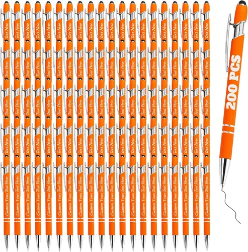 Vista 102 de Bolígrafos personalizados a granel 10 con nombre, grabados con punta de lápiz, bolígrafos de bola personalizados de escritura suave, regalos