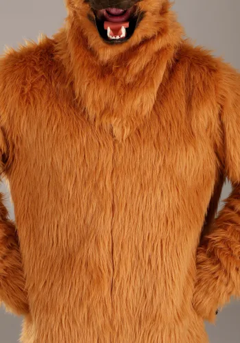 Vista 6 de Traje de Mascota de Perro con Máscara de Boca Móvil para Adultos Multicolor