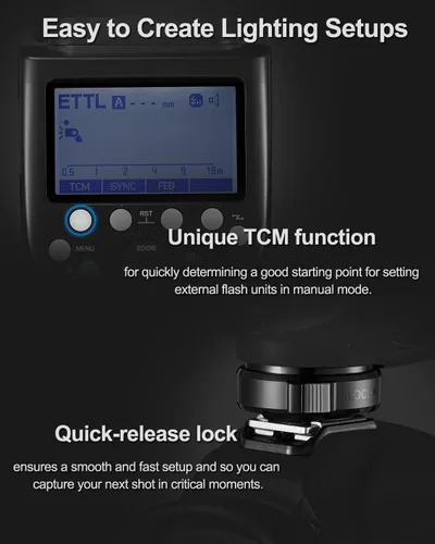 Vista 3 de GODOX TT685II-C Thinklite TTL Flash de cámara para Canon con kit difusor