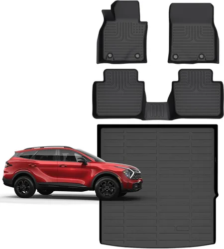 Vista 84 de Alfombrillas para Jeep Compass 2007-2016/2007-2016 Jeep Patriot/Dodge Caliber 2007-2012 para todo tipo de clima con forro de carga para automóvil