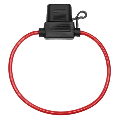 Vista 5 de Paquete de 5 fusibles de coche 14 AWG ATC/ATO 30 AMP en línea Fusible de hoja 0.5A 1A 2A 3A 4A 5A 7.5A 10A 15A 20A 25A 30A Soporte para automóvil