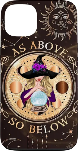 Vista 7 de iPhone 16 Witch Halloween Day - As Above - So Below Case
