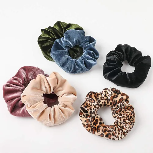 Vista 5 de Scrunchies de bolsillo con cremallera oculta