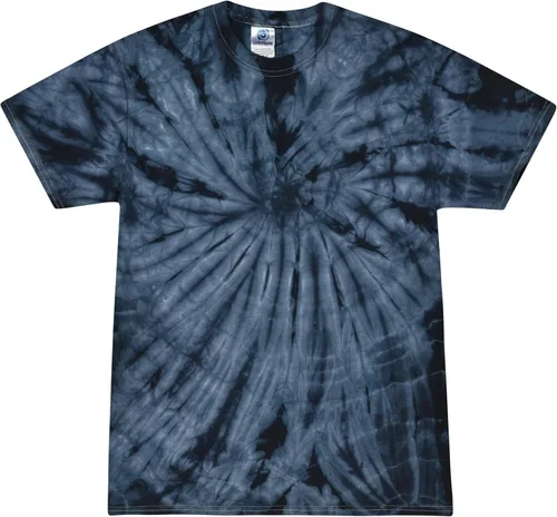Vista 23 de Colortone Camisetas de teñido anudado de araña para hombres y mujeres, camisetas unisex de manga corta con teñido anudado para adultos Blaze