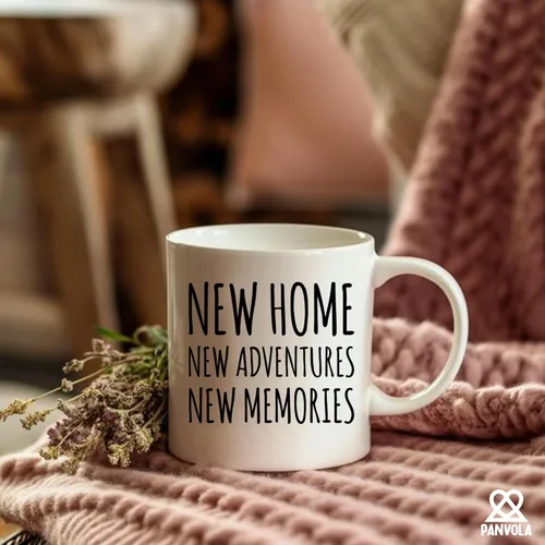 Vista 5 de Panvola New Home New Adventures New Memories Moving Gift para parejas recién casadas, regalos para vecinos, familia en mudanza, inauguración