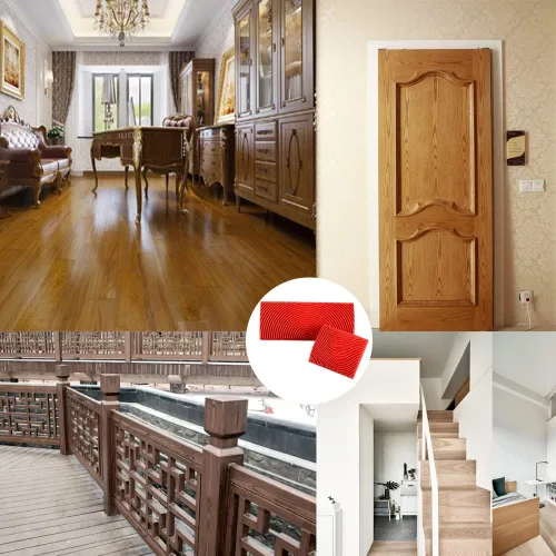 Vista 3 de 4 herramientas de grano de madera, herramienta de pintura de grano de madera, patrón de textura con mango de rodillo, herramienta de granulado