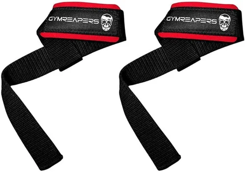 Vista 16 de Gymreapers - Correas de muñeca para levantamiento de pesas, culturismo, levantamiento de potencia, entrenamiento de fuerza, peso muerto y remo - De