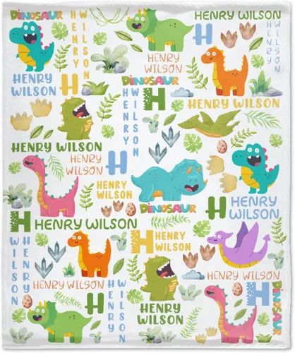 Vista 13 de Manta de dinosaurio para regalo, manta de franela ultra suave y acogedora, manta de forro polar ligera y mullida, manta de felpa cálida para sofá