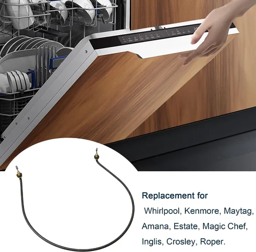 Vista 2 de W10518394 Elemento calefactor para lavavajillas mejorado – Reemplazo para repuesto Whirlpool para Kenmore – Reemplaza 2977737 8194250 8563007