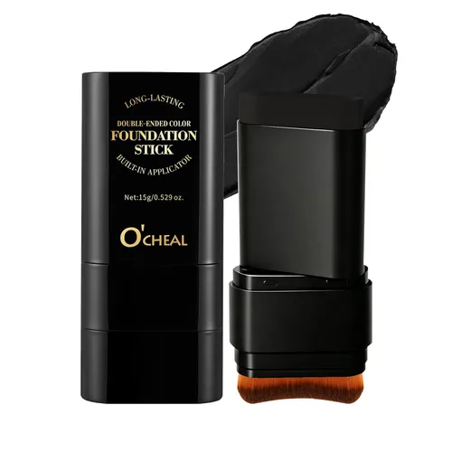 Vista 11 de O'CHEAL Pintura facial y corporal en barra, maquillaje de disfraz de 02# blanco