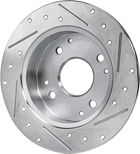 Vista 248 de Detroit Axle - Rotores de freno delantero para 04-13 Mazda 3 Rotores de frenos de disco 06-15 Mazda 5 Reemplazo: Rotor regular delantero de 11.81