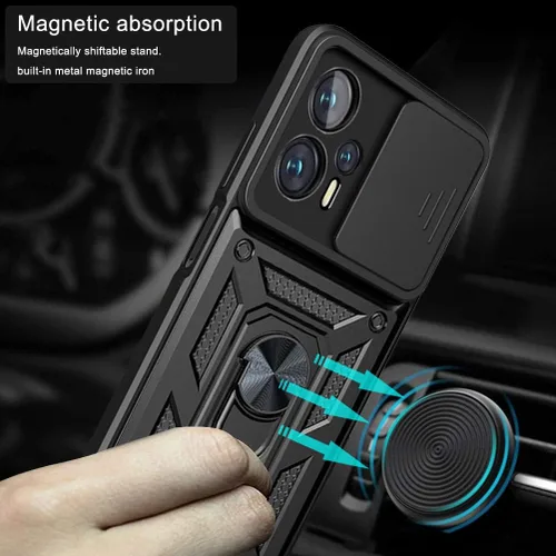 Vista 13 de CCSmall Funda para Xiaomi Poco X4 GT 5G con cubierta deslizante para cámara