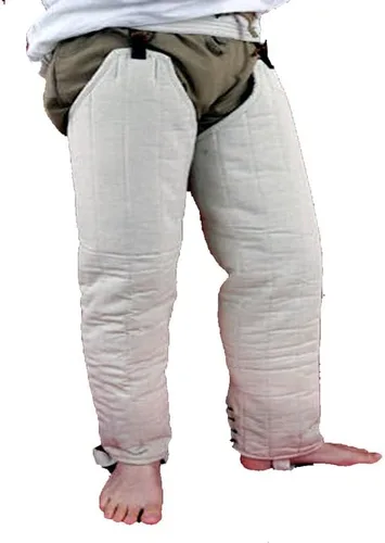 Vista 9 de THE MEDIEVALS Grueso acolchado medieval rezagado Gambeson Chausses Lower Under Hauberk Armor