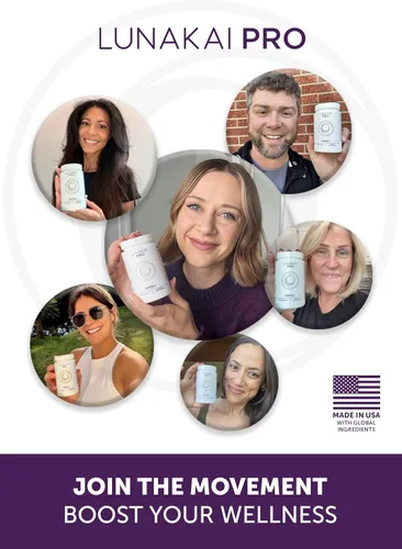Vista 4 de Lunakai PRO USA Made NMN Suplemento 500mg 6 en 1 con TMG y Resveratrol 98% - NAD+ diario y apoyo energético para un envejecimiento saludable y salud