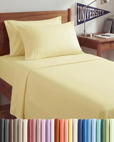 Vista 78 de Juego de sábanas Twin de 4 piezas - Cómodo, transpirable y refrescante - Juego de ropa de cama de lujo de hotel ultrasuave con bolsillos profundos