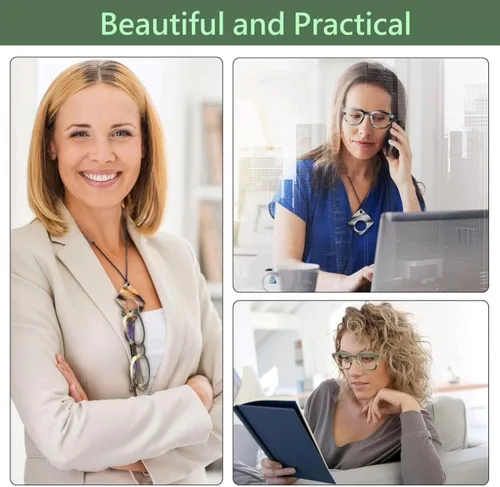 Vista 5 de Gafas de lectura para mujeres a la moda, anti fatiga ocular protección UV (1,25 - 3,00)
