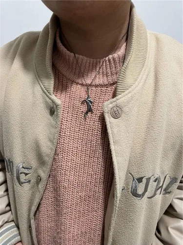 Vista 8 de Collar de pareja anillos para mujeres y hombres, collares a juego con corazón para parejas, novias y novias, regalo para el día de San Valentín