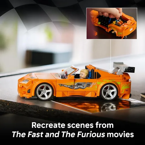 Vista 3 de LEGO Speed Champions The Fast and The Furious Toyota Supra MK4 77260