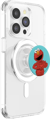 Vista 3 de Sesame Street Elmo PopSockets MagSafe PopGrip para iPhone