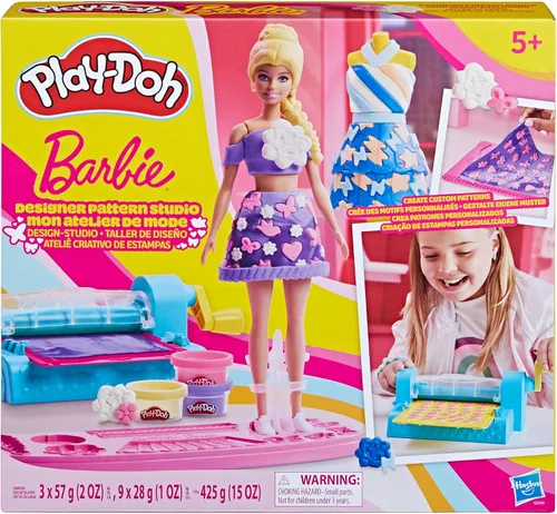 Vista 2 de Play-Doh Barbie Designer Pattern Studio Playset