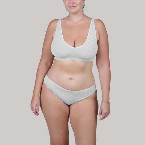 Vista 6 de MeUndies Bikini de algodón elástico para mujer - Bragas cómodas - Paquete de 3 - Tela exclusiva de Tienda