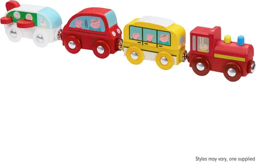 Vista 8 de Peppa Pig 07215 Mini Vehículos de Madera Los Estilos Pueden Variar