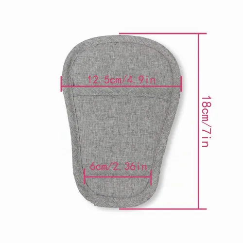Vista 3 de Juego de 3 fundas de correa de asiento de coche para cochecito de bebé y almohadilla para la entrepierna, fundas universales suaves para cinturón
