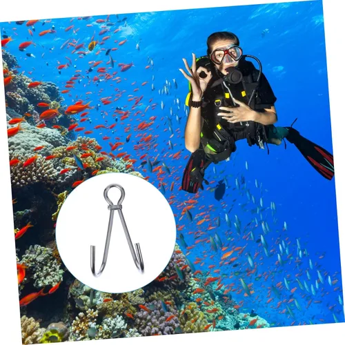 Vista 8 de BESPORTBLE 2 unids 316 accesorios a prueba de suministro de buceo de metal resistente doble seguridad equipo de buceo resistente al buceo Corriente