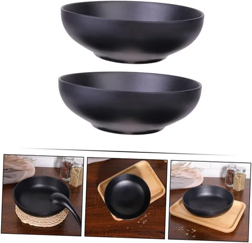 Vista 6 de UPKOCH Ramen Bowl Set 5.5 in Tazones de sopa Tazones de fideos Tazones de arroz Tazones de cocina Vajilla Casa Restaurante